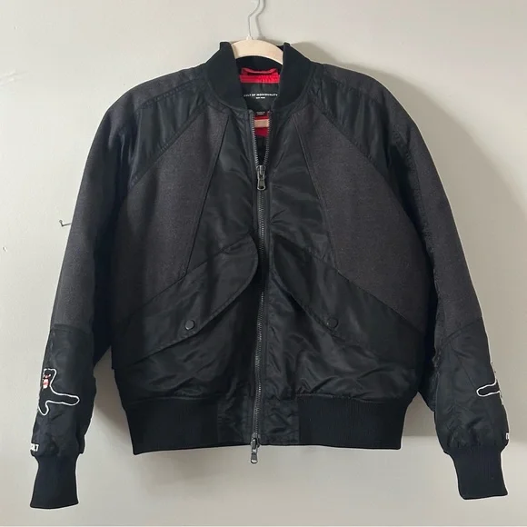 Cult of Individuality Bomber Jacket Panther Graphic Black Size [S] - Picture 3 of 8